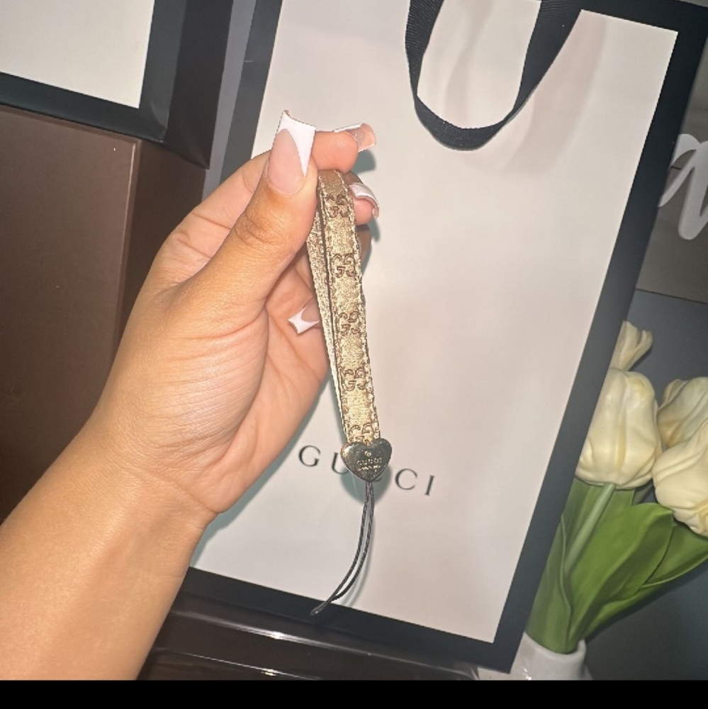 Gucci phone strap